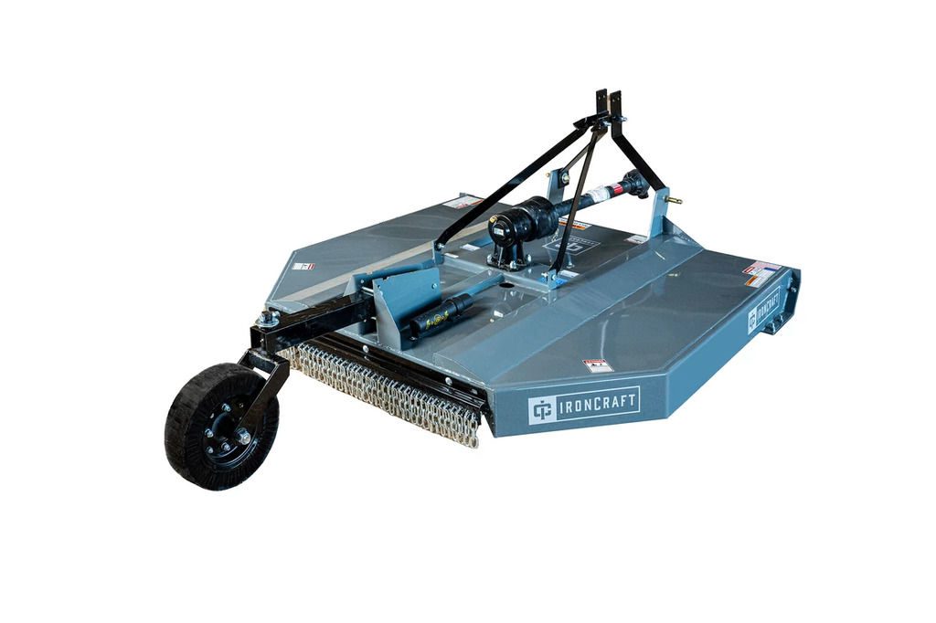 Browse Specs and more for the IronCraft 4’SD Rotary cutter w/Belt Gray - Bobcat of the Rockies