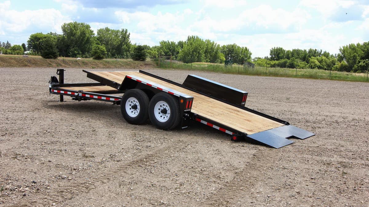 Browse Specs and more for the T-12DT Drop-Deck Tilt Trailer - Bobcat of the Rockies