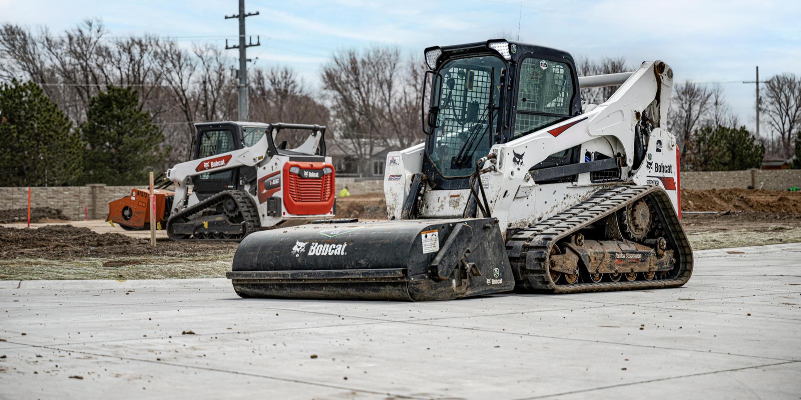 Using a Bobcat Loader to Get the Best DIY Concrete Results