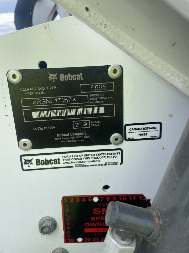 Buy a Used 2019 S595-U BOBCAT SKID-STEER LOADER - Bobcat of the Rockies