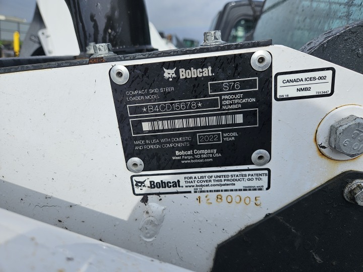 Buy a Used 2022 S76-R BOBCAT SKID-STEER LOADER - Bobcat of the Rockies