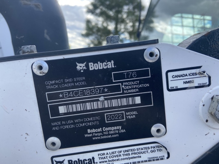 Buy a Used 2022 T76-U BOBCAT COMPACT TRACK LOADER - Bobcat of the Rockies