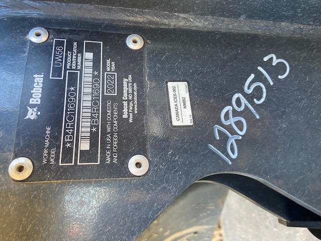 Buy a Used 2022 UW56-U UTILITY WORK MACHINE - Bobcat of the Rockies