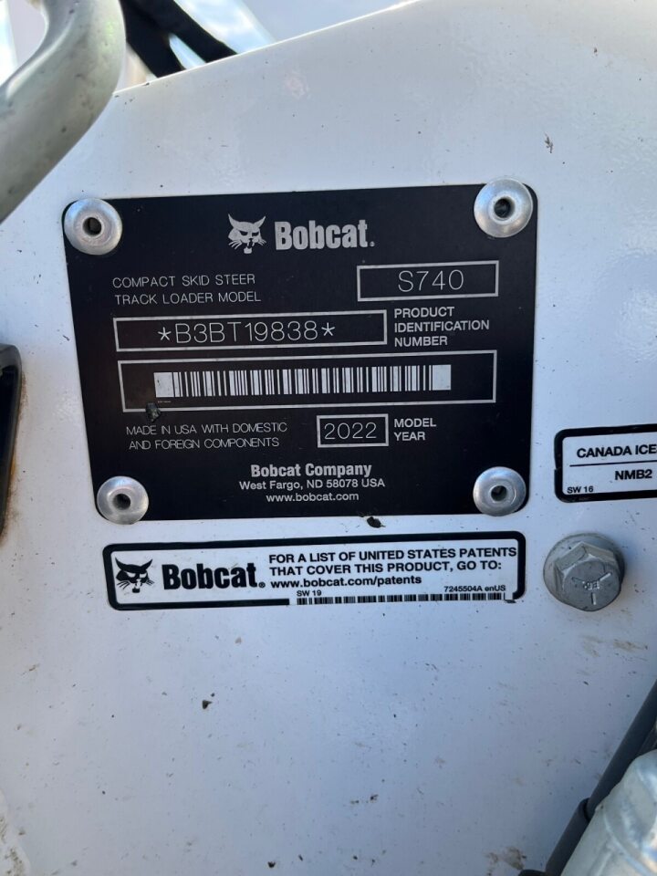 Buy a Used 2022 S740-R BOBCAT SKID-STEER LOADER - Bobcat of the Rockies