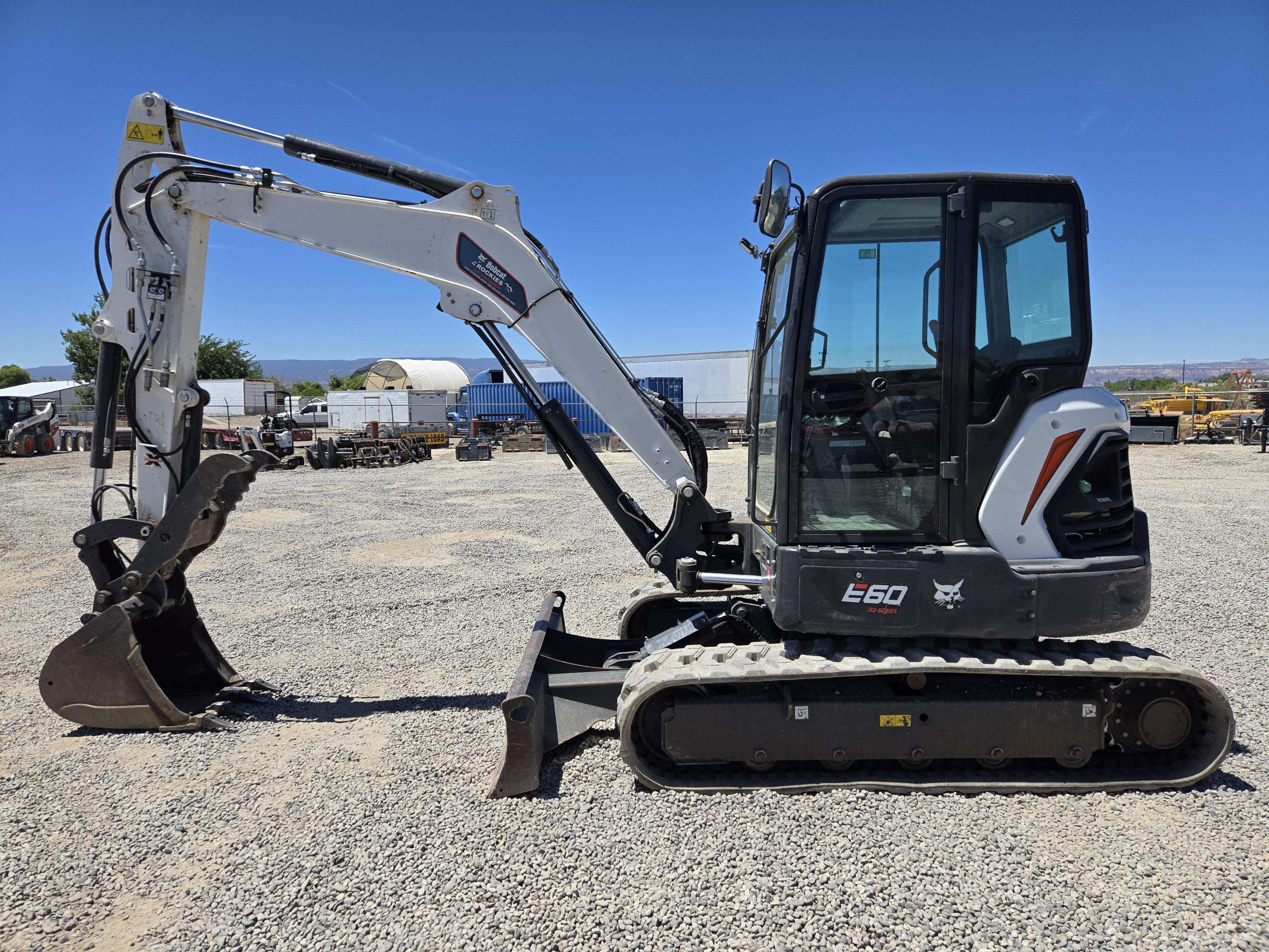 Buy A Used 2023 E60-R BOBCAT COMPACT EXCAVATOR
