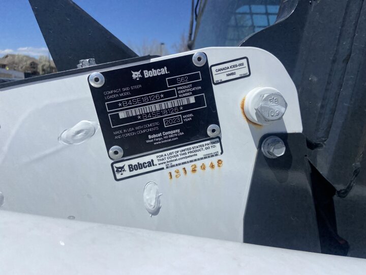 Buy a Used 2023 S62-U BOBCAT SKID STEER LOADER - Bobcat of the Rockies