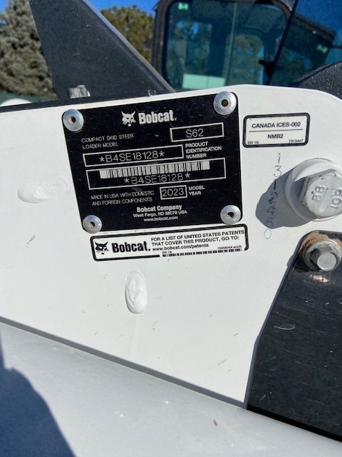 Buy a Used 2023 S62-U BOBCAT SKID STEER LOADER - Bobcat of the Rockies