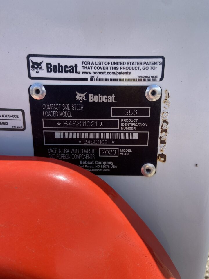 Buy a Used 2023 S86-U BOBCAT SKID STEER LOADER - Bobcat of the Rockies