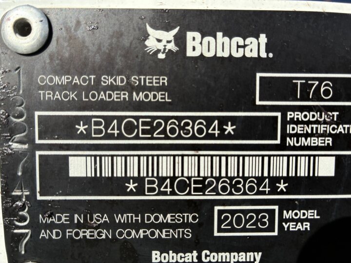 Buy a Used 2023 T76-U BOBCAT COMPACT TRACK LOADER - Bobcat of the Rockies