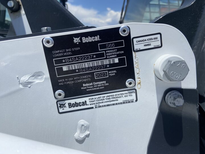 Buy a Used 2023 S66-U SKID STEER LOADER - Bobcat of the Rockies