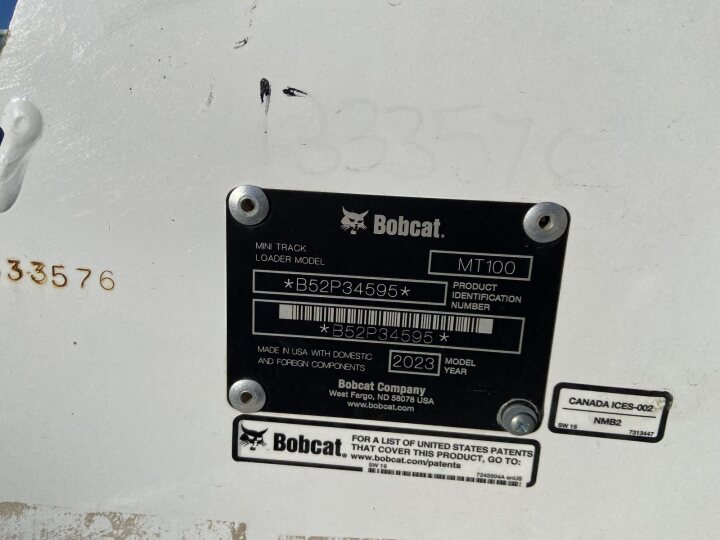 Buy a Used 2023 MT100-R MINI TRACK LOADER - Bobcat of the Rockies