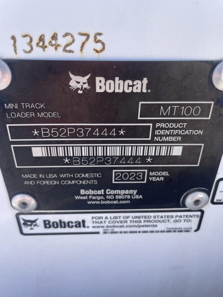 Buy a Used 2023 MT100-R MINI TRACK LOADER - Bobcat of the Rockies