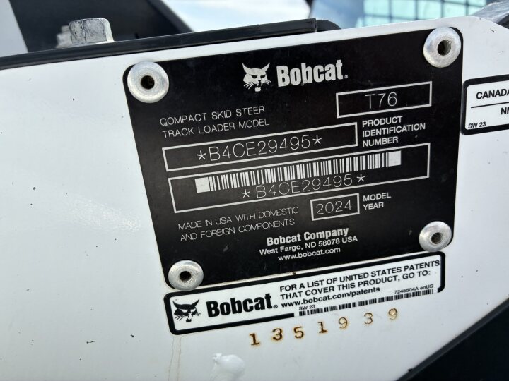 Buy a Used 2023 T76-U BOBCAT COMPACT TRACK LOADER - Bobcat of the Rockies