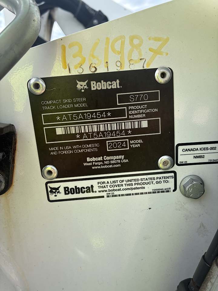 Buy a Used 2024 S770-U BOBCAT SKID-STEER LOADER - Bobcat of the Rockies