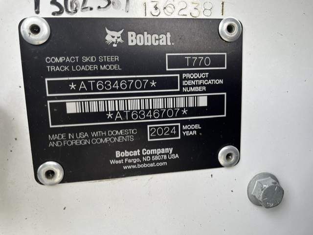 Buy a Used 2024 T770-R BOBCAT COMPACT TRACK LOADER - Bobcat of the Rockies